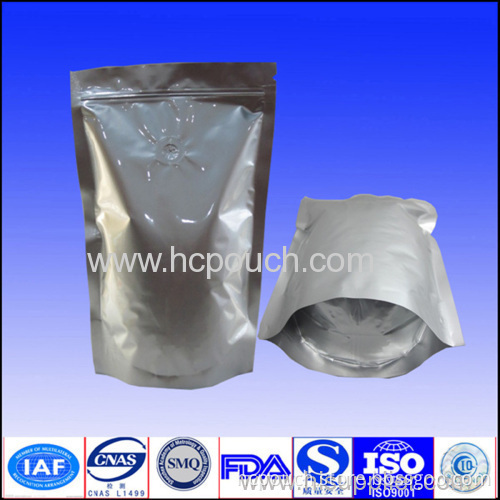 Laminated Aluminum Foil Stand Up Coffee Bags With Degassing Valve 